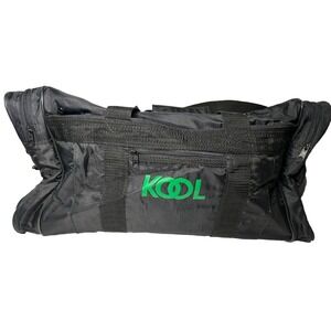 KOOL Cigarettes Advertising Promotional Black Nylon Duffel Gym Travel Bag 21"